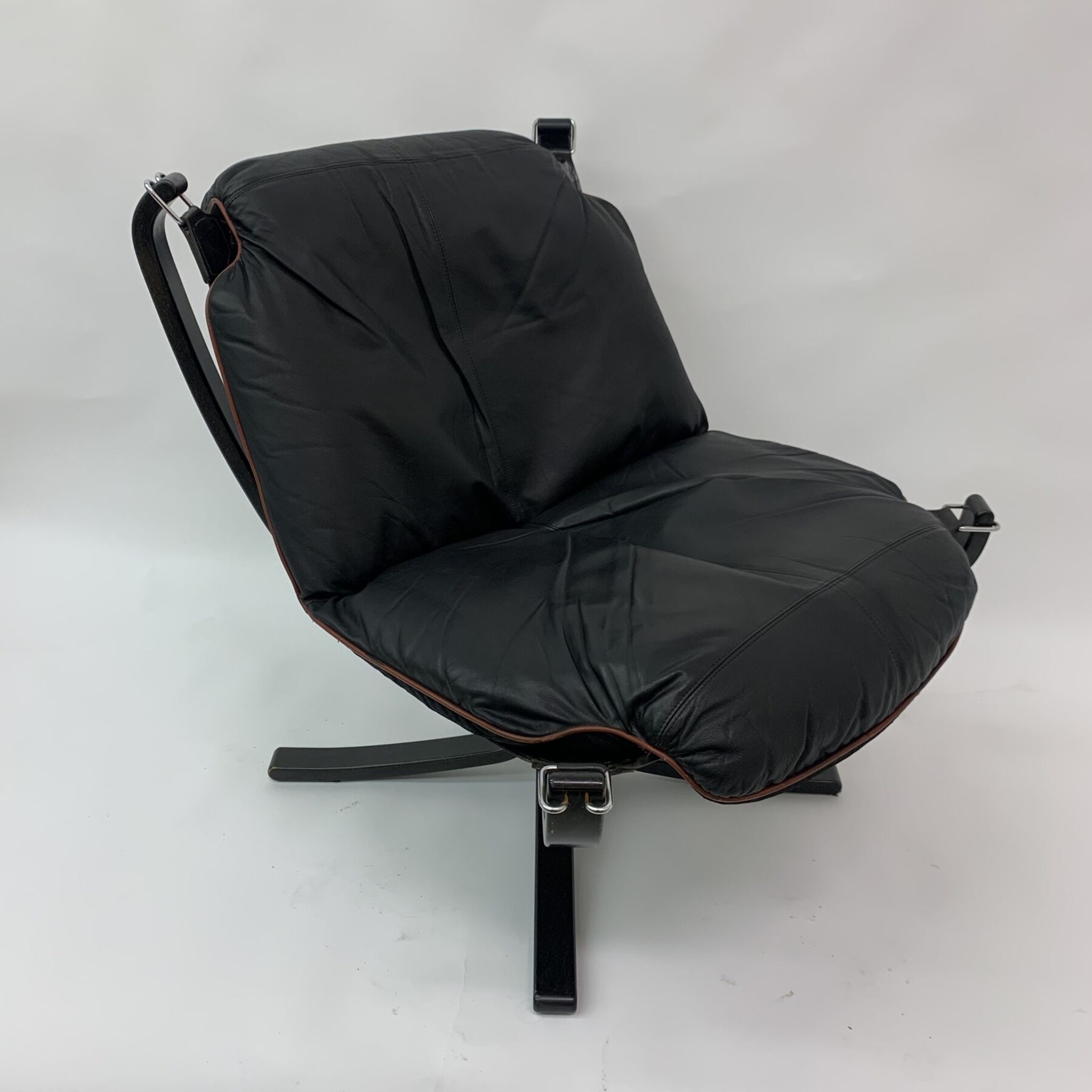 Falcon leather armchair by Sigurd Ressel for Vatne Møbler 1970s