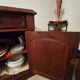 English buffet in mahogany