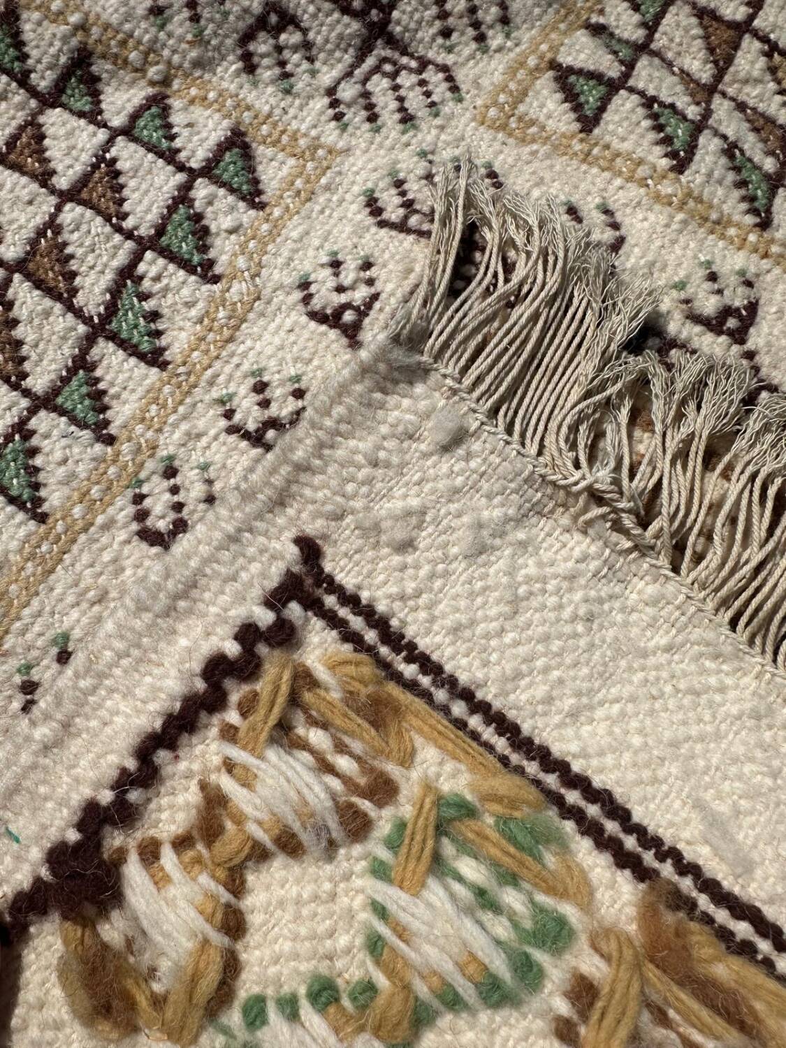 Handmade Tunisian rug