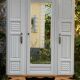 Parisian art deco wardrobe solid oak 1930