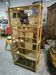 Bamboo and smoked glass bookcase, circa 1970