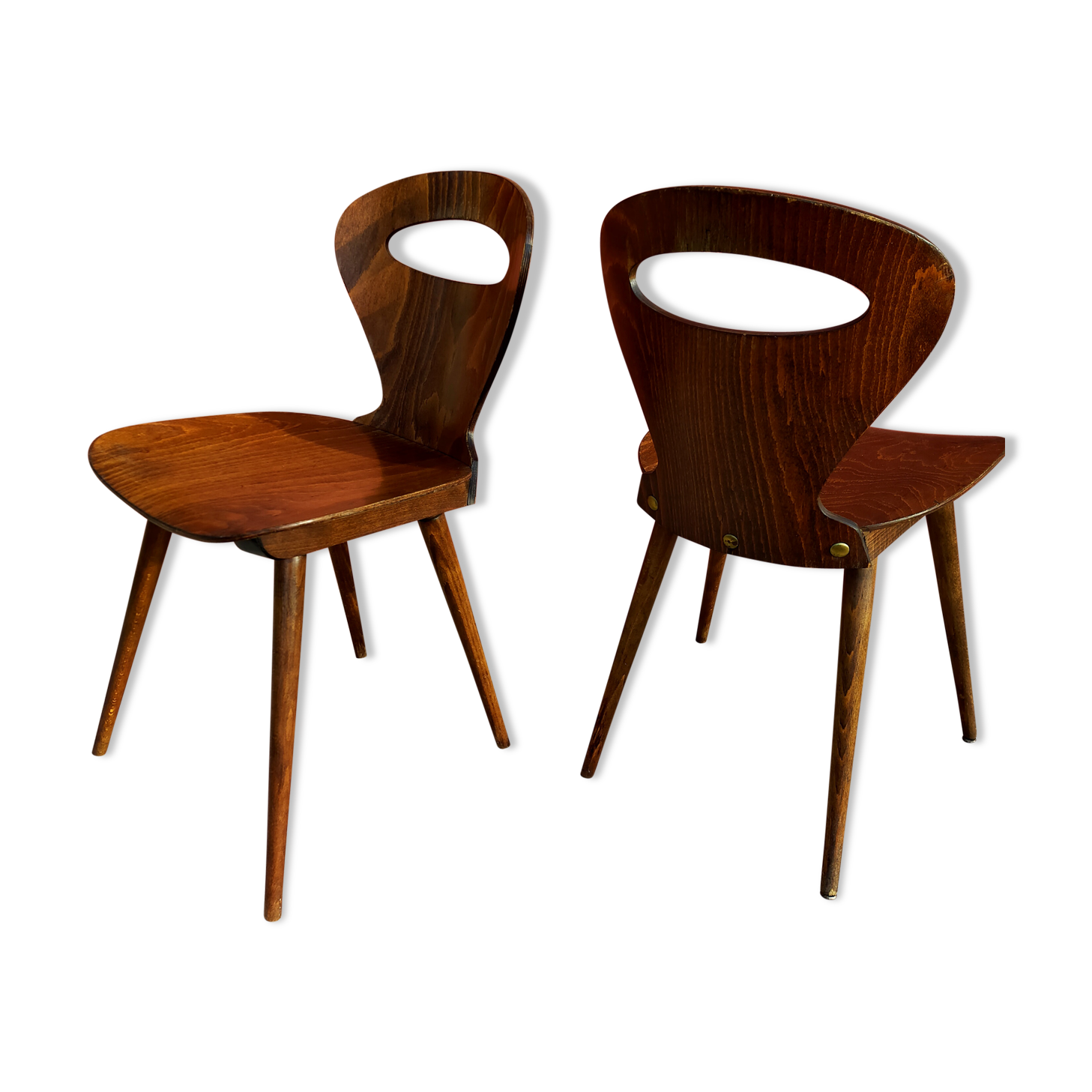 Paire de chaises Baumann fourmi