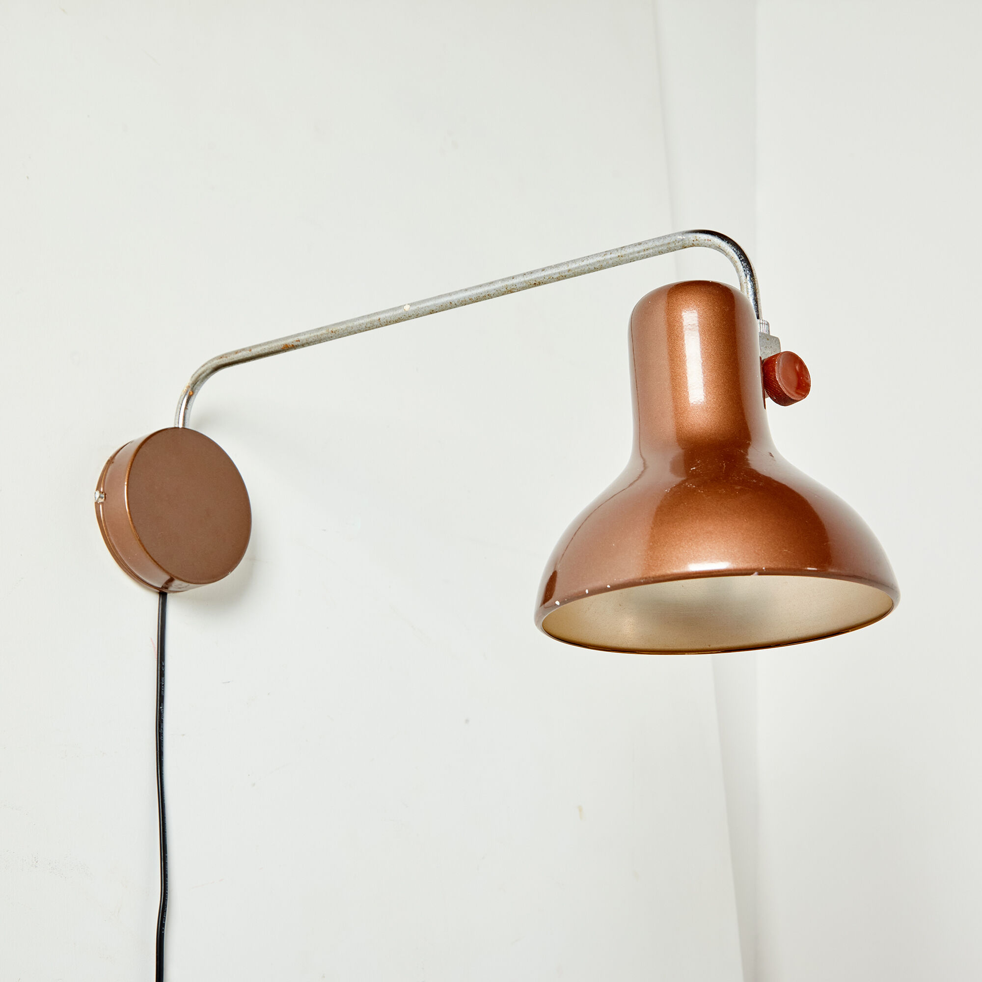 Brown wall lamp