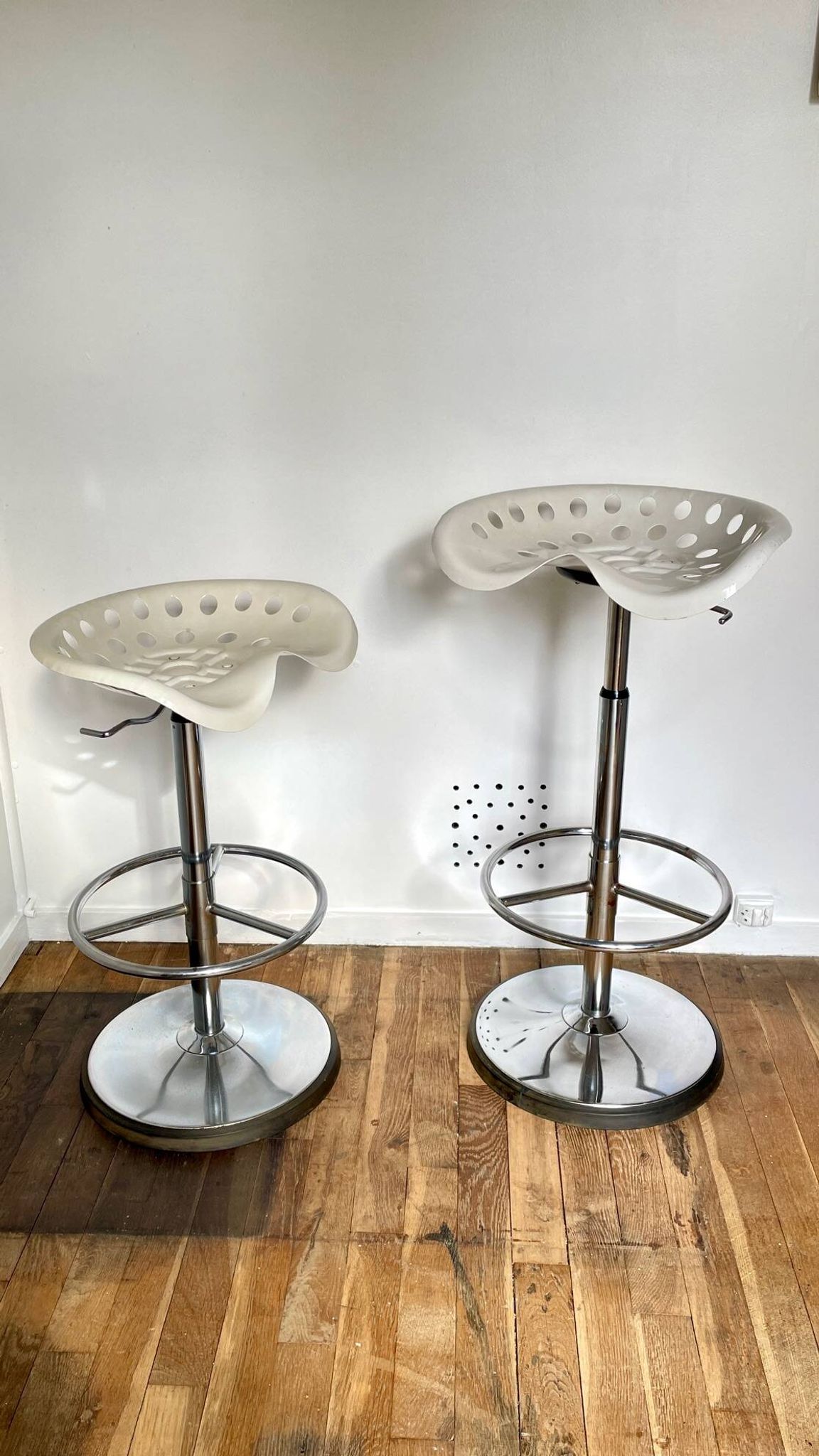 Tabouret haut mirima vintage assise tracteur