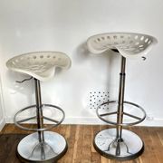 Tabouret haut mirima vintage assise tracteur
