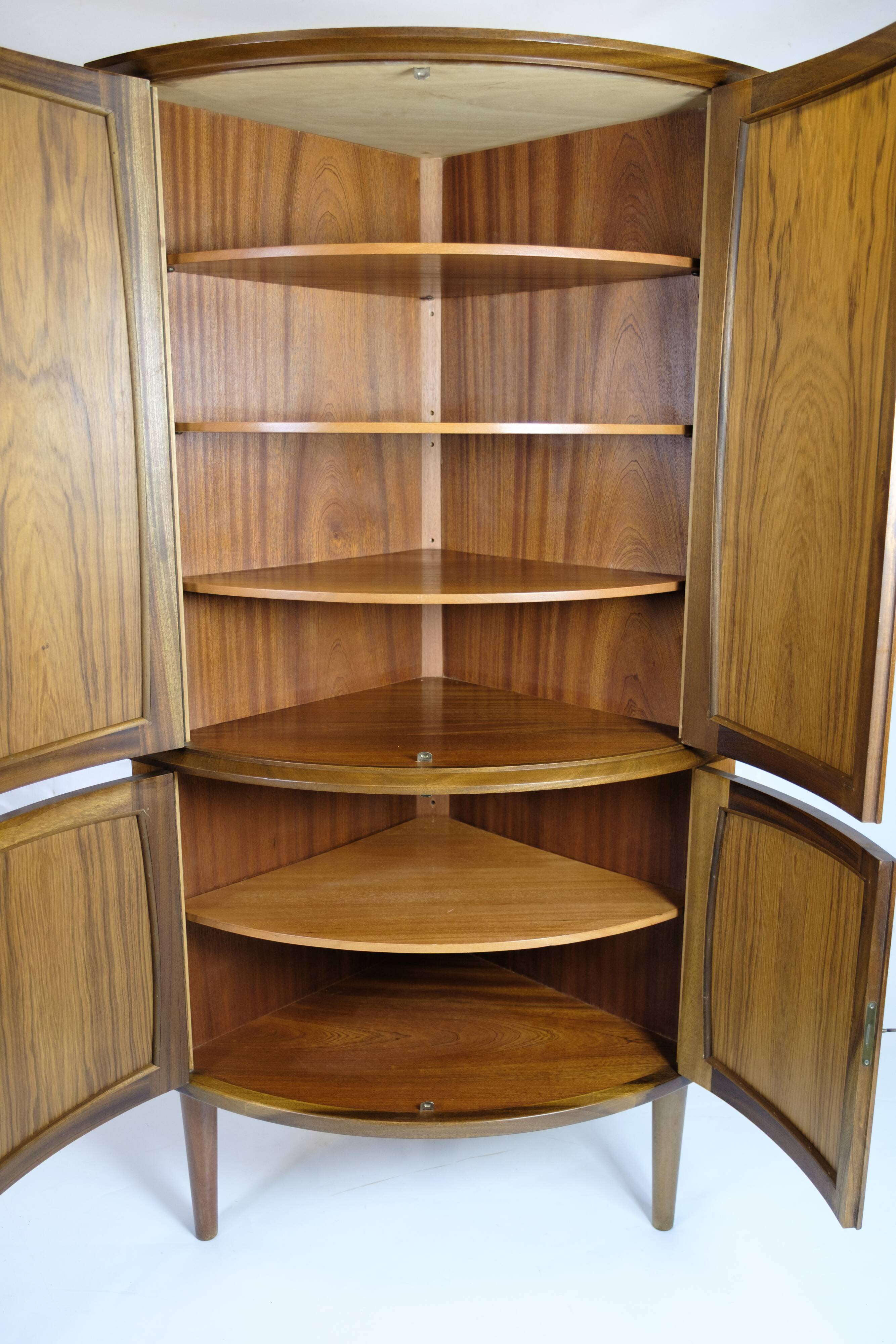 Corner cabinet - Teak - Danish design - Peterson Midtjydsk Møbelfabrik - 1960s