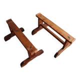 Coffee table on convent trestles