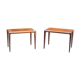 Paire tables basses en palissandre
