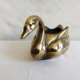 Empty-pocket "Swan" in brass from the 70s