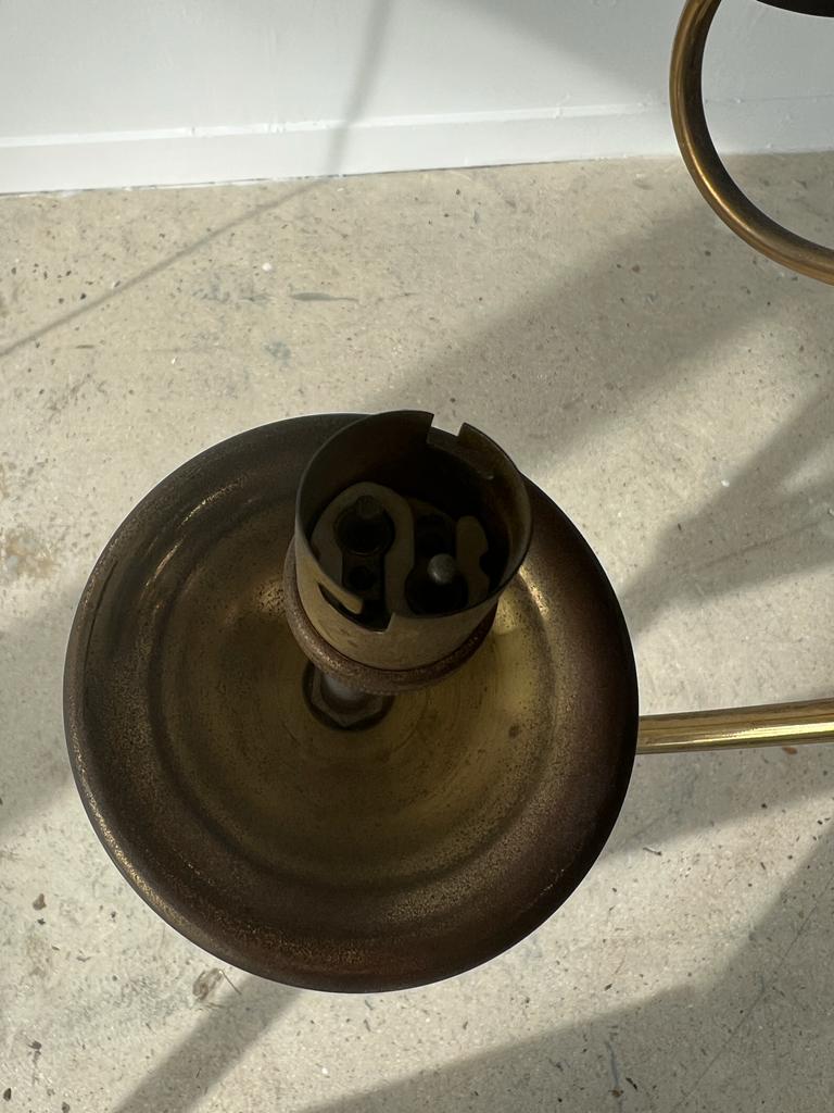 Small golden Dutch chandelier with 6 arms of light