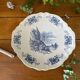 Antique pie dish in Sarreguemines faience.