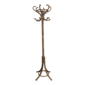 Boho rattan coat rack 1960s