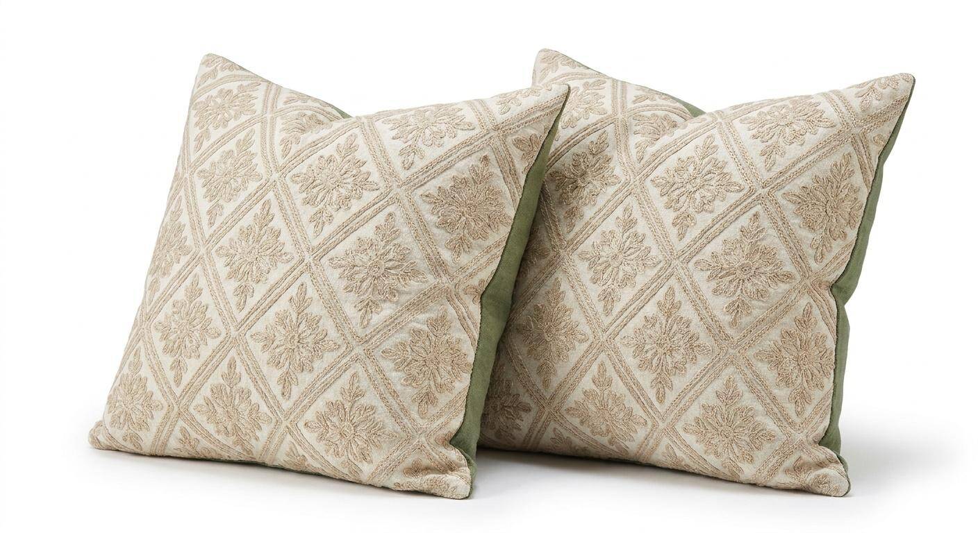 Set of 2 vintage kilim cushion covers 46x51 cm