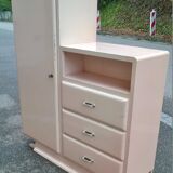 Vintage asymmetric wardrobe