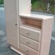 Vintage asymmetric wardrobe