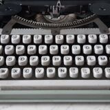 Hermès 50s typewriter pastel blue