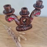 Vallauris 3-branched candle holder