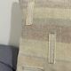 Coussin artisanal en toile ancienne style Kilim