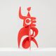 Antonine de Saint Pierre. Red “Anna” sculpture. Contemporary.