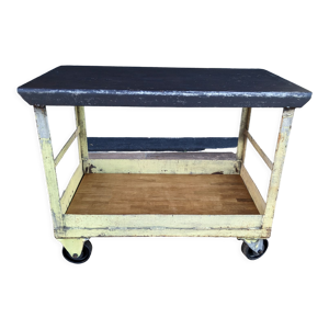 Chariot industriel vintage de chez
