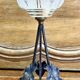 Old small Art Deco lamp 1930 golden basin Ezan one