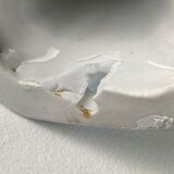 Old porcelain and vintage opaline wall lamp