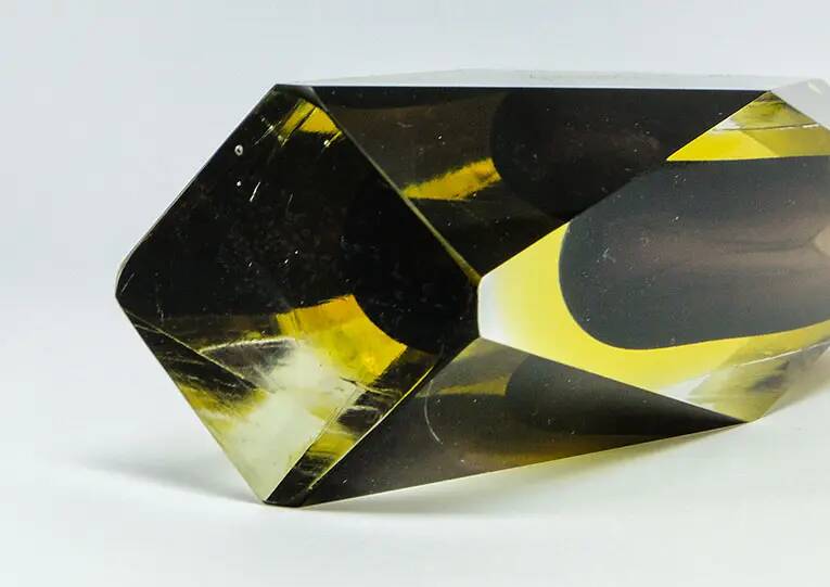 Sommerso vase, mid-century modern, glass, Italy, 1950s