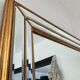 Miroir à parcloses deknudt des années 70 en bois doré