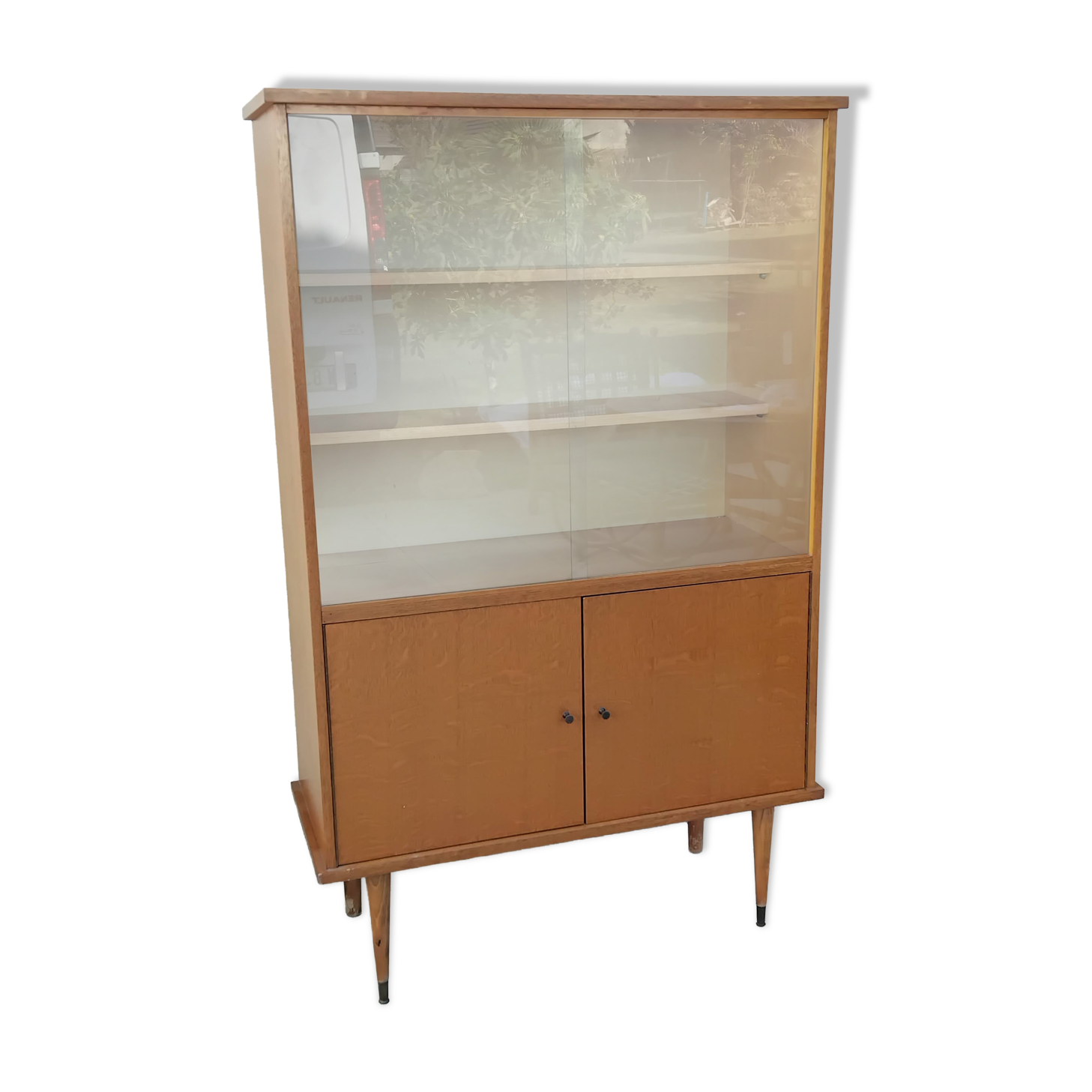 Vintage display cabinet bookshelf