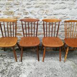 Set of 8 bistro chairs