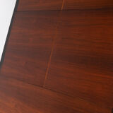 Extendable wooden dining table, manufactured by Lübke, Germany