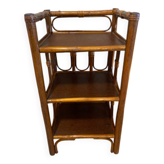 Rattan shelf