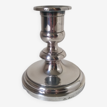 Christofle candle holder in silver metal