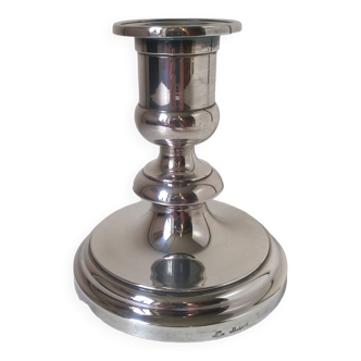 Christofle candle holder in silver metal