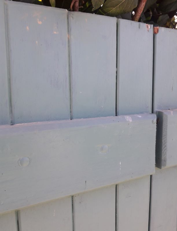 Pair of wooden iron hanging shutters