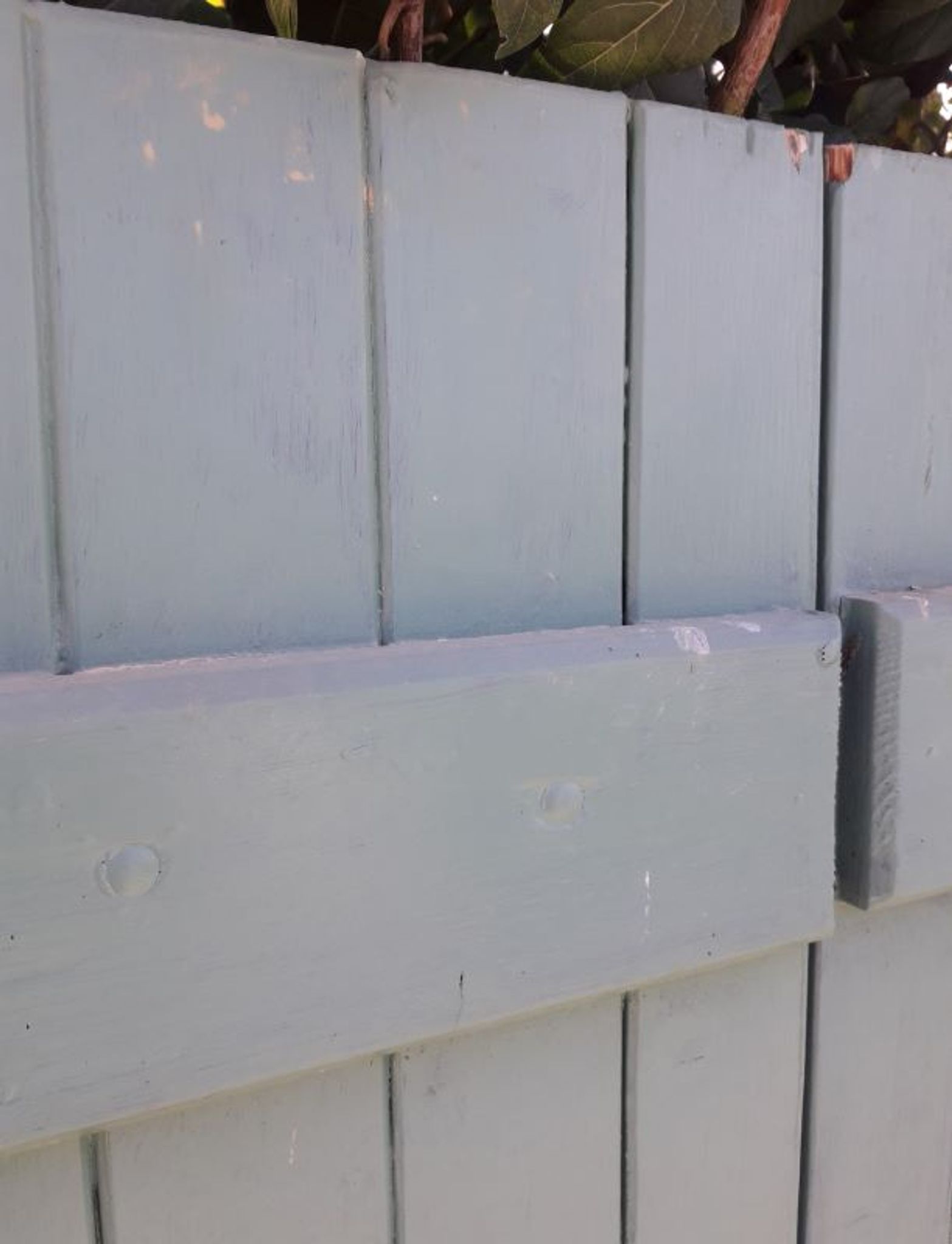 Pair of wooden iron hanging shutters