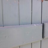 Pair of wooden iron hanging shutters
