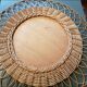 Rattan mirror D 45cm