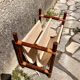 Vintage bamboo magazine rack