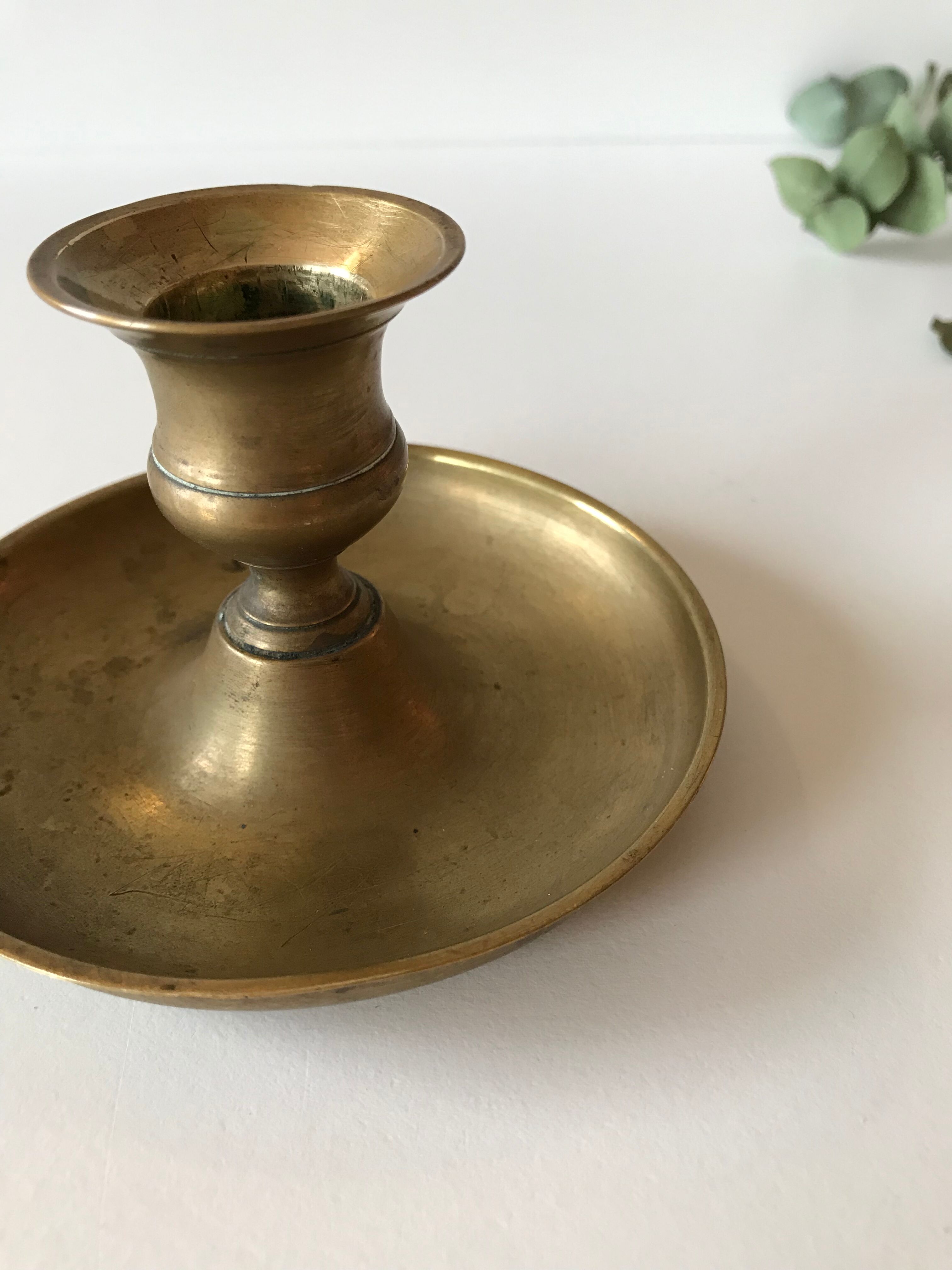 Brass candlestick