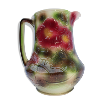 Pitcher in Barbotine Saint Clement France No. 7529