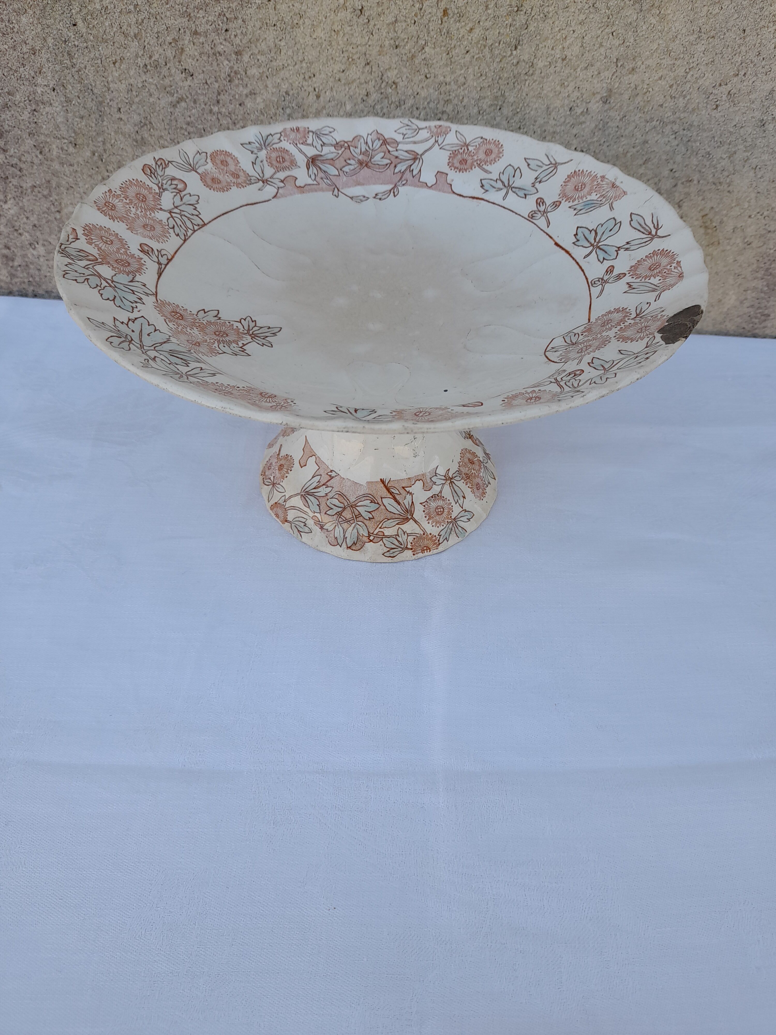 Longwy Earthenware Composition Indian Model