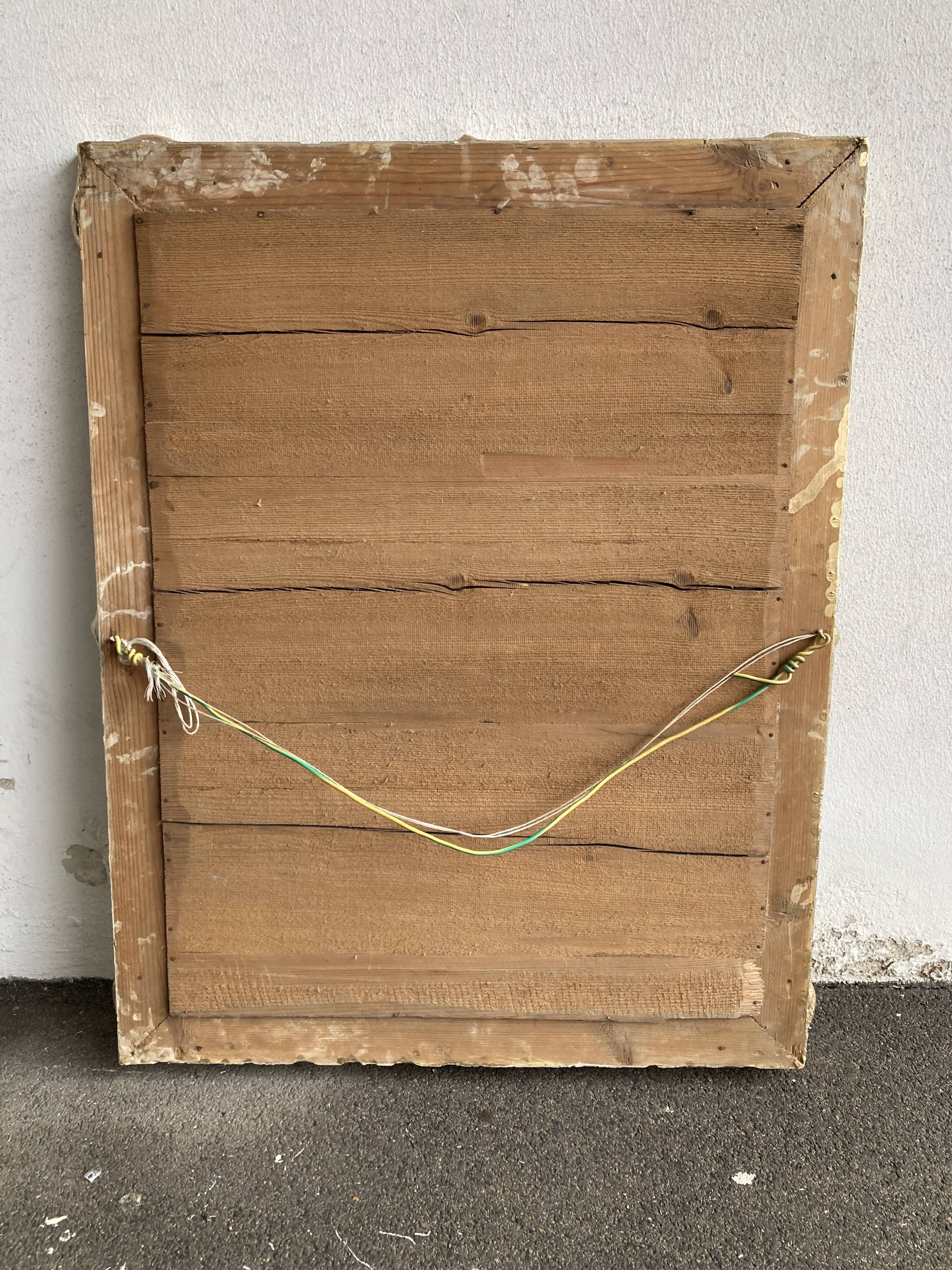 Old mirror Louis XV style 86x69cm