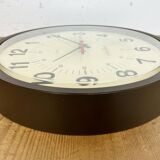 Vintage Brown Bakelite Wall Clock from Seth Thomas, 1980s