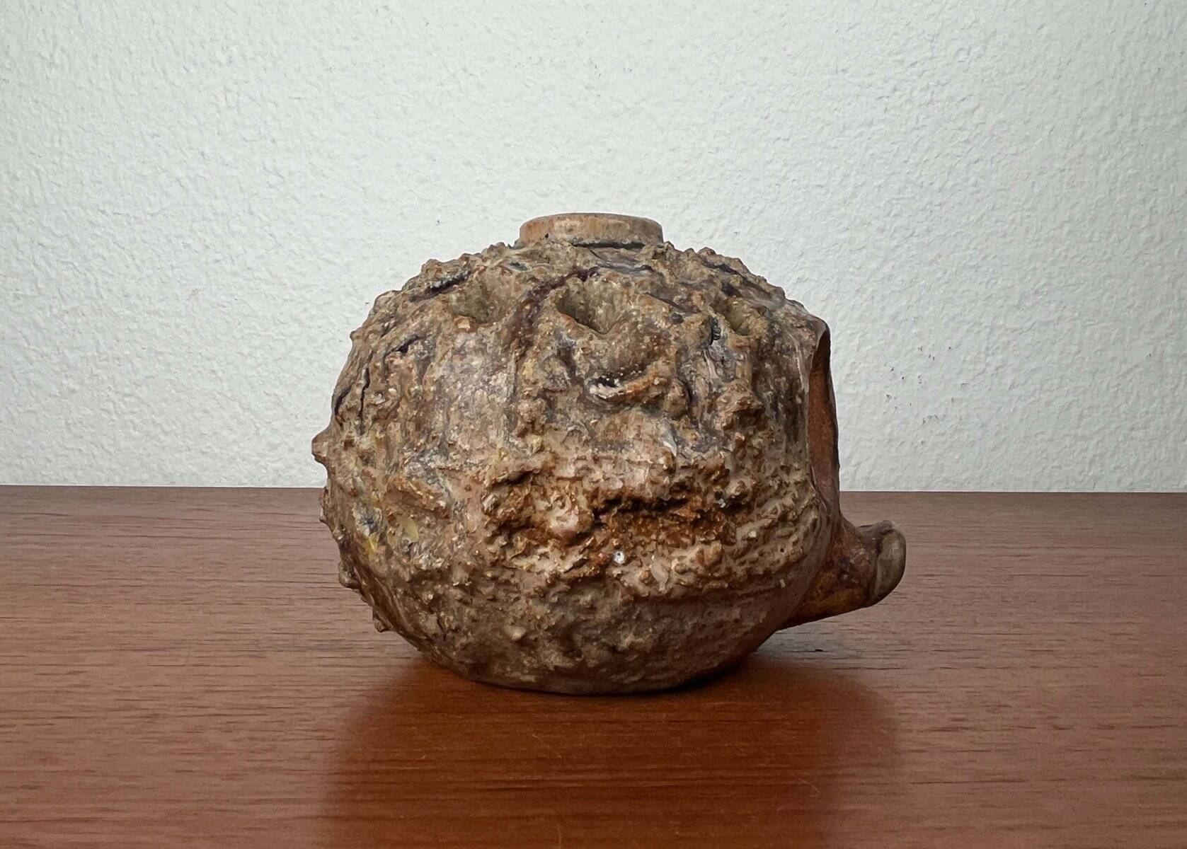 Mid-Century Modern Danish Studio Pottery Hedgehog Candleholder from Sejer Keramik, 1960s