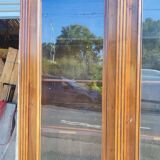 4-door bookcase in solid walnut circa 1880