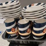 Service for 12 cups and 12 saucers