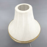 Mid-century Ceramic & Fabric Table Lamp, Czechoslovakia
