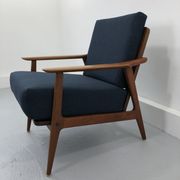 Paire de Fauteuils en teck danois vintage, années 1970