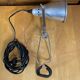 Old ikea fas clip lamp model k0201 globe aluminium vintage #e